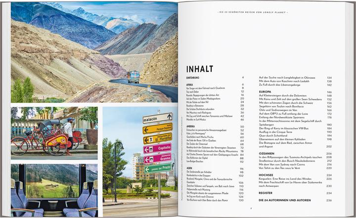 Actual product image Bildband Die 50 schönsten Reisen von (German, The Lonely Planet, Marion Matthäus, Christian Rochow, 2024)