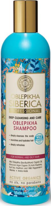 Actual product image Natura Siberica Siberica Professional - Oblepikha Shampoo Buckthorn Shampoo For Normal And Oily Hair 400Ml (400 ml, Liquid shampoo)