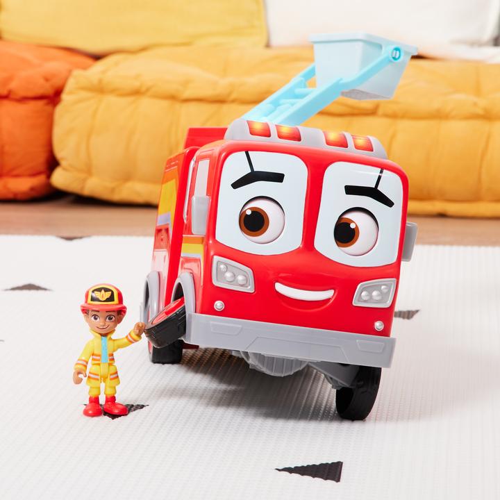 Actual product image Spin Master Firebuds Interactive Firetruck Bo And Flash