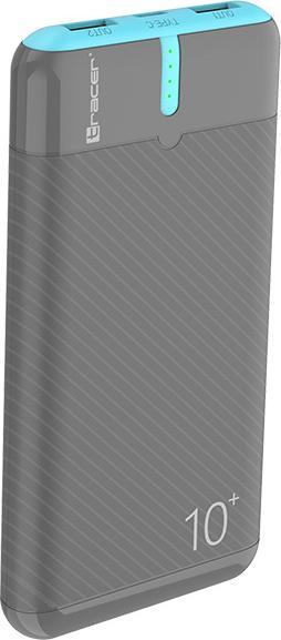 Produktbild Tracer 47514 EnerGo 10000mAh Power Bank grau/blau (10000 mAh)
