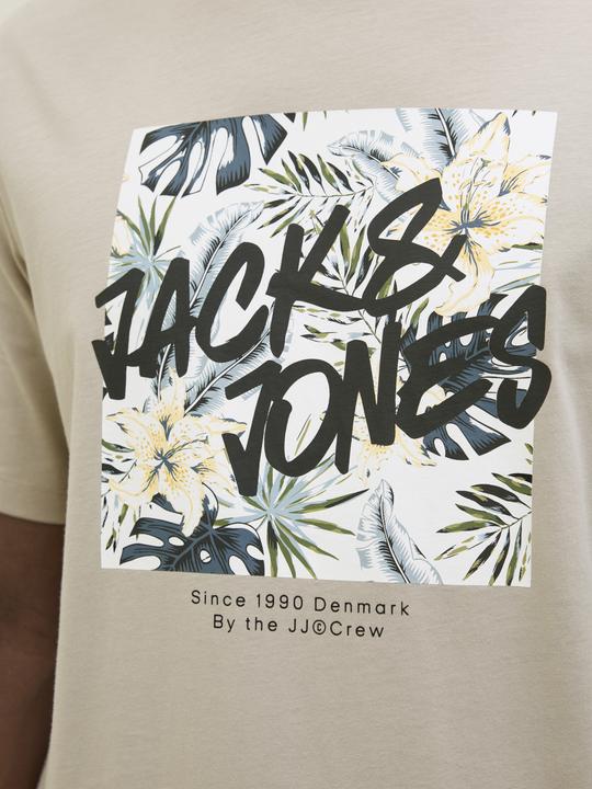 Produktbild Jack & Jones Jjhawaii Shape Tee Ss Crew Neck Ln (XXL)