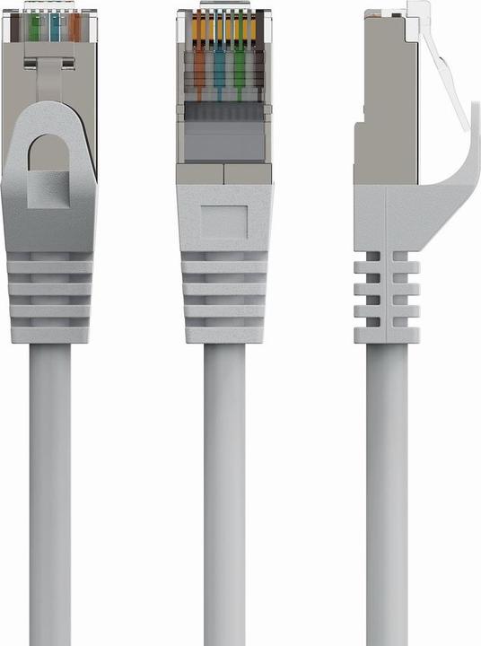 Produktbild Gembird S/FTP Cat. 6A LSZH patch cord, grey, 7.5 m (S/FTP, CAT6, 7.50 m)