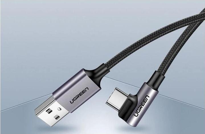 Productafbeelding Ugreen USB-C Haaks naar USB-A 2.0 A 3A Datakabel (2 m, USB 2.0, 18 W)