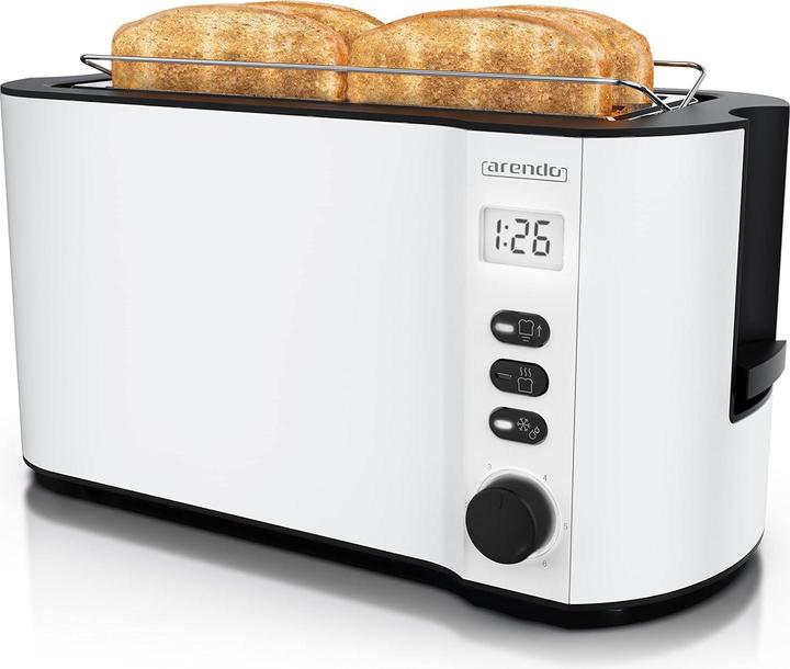 Actual product image Arendo Manha - Langschlitz-Toaster für 4 Scheiben