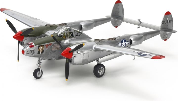 Actual product image Tamiya 1/48 Lockheed P38 J Lightning