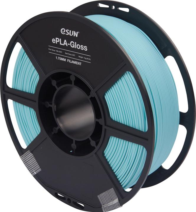 Actual product image eSUN ePLA Mat Light Blue Filament 1.75mm 1Kg (PLA, 1.75 mm, 1000 g, Blue)