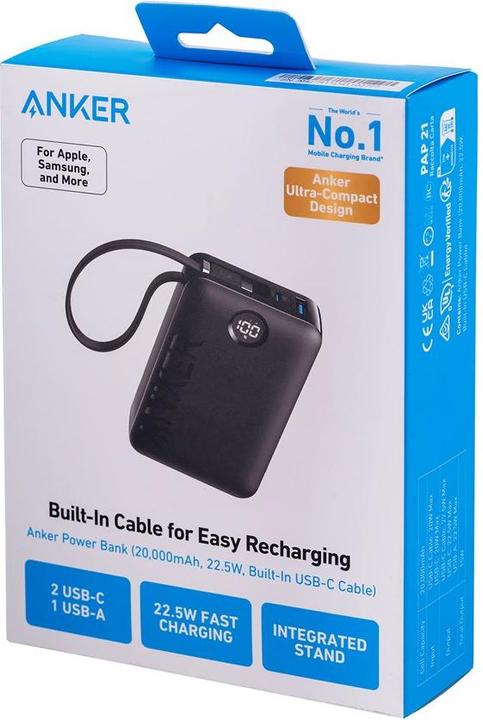 Produktbild Anker 335 PowerCore (20000 mAh, 22.50 W, 74 Wh)
