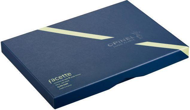 Image du produit Opinel Facette frêne, lisse, boîte de 4 (4 pièce(s), Couteau)