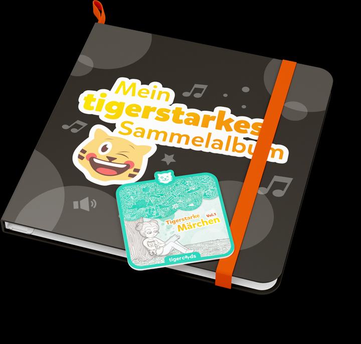 Actual product image Tigermedia scrapbook (German)