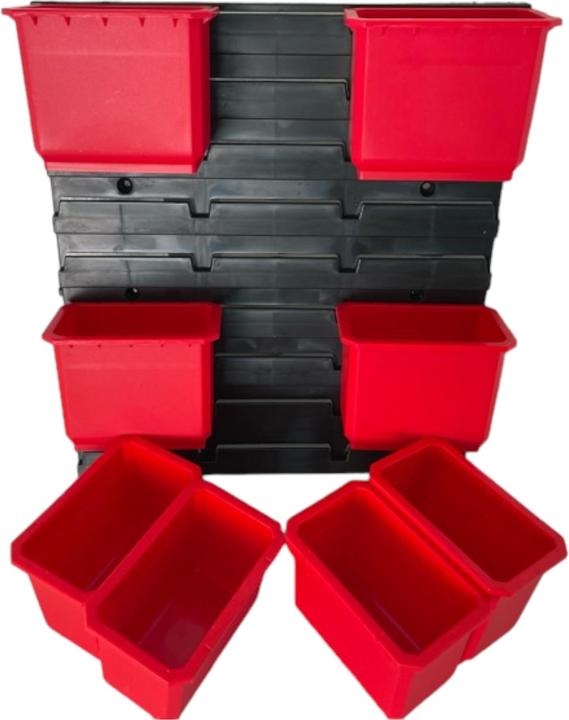 Actual product image Tool Brothers Toolbrothers RHINO Container Set No. 2 Workshop wall 39 x 35 cm with 8 containers for RHINO cases
