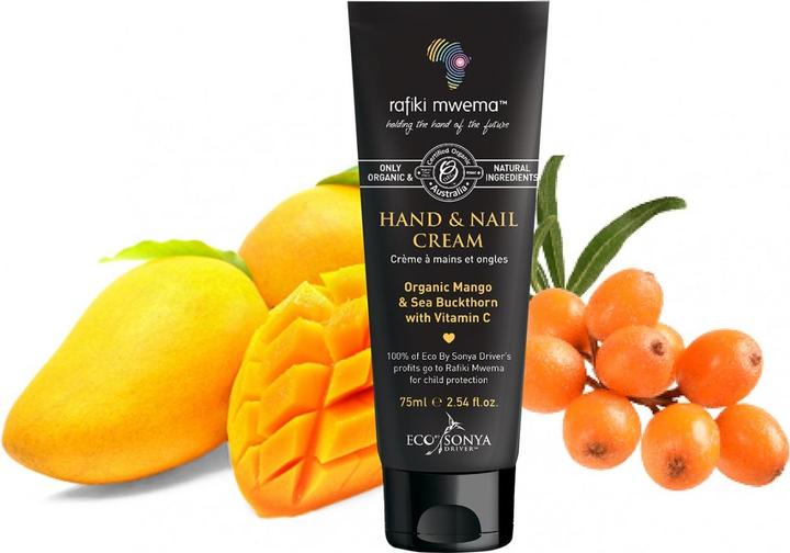 Actual product image Eco by Sonya Rafiki Hand & Nail Cream - Organic Mango Hand Cream (75 ml)