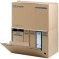 Immagine prodotto Elba Contenitore d'archivio tric system, marrone naturale, in robusto cartone ondulato, con sportello di (A4)