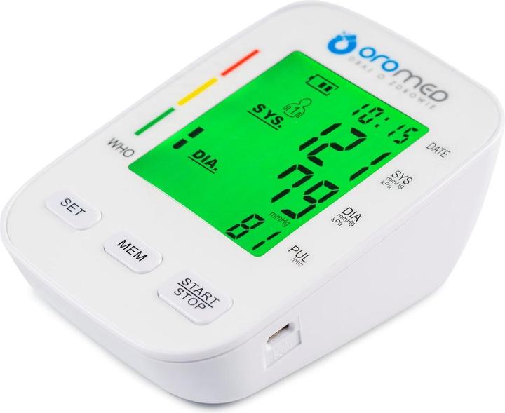 Actual product image Oromed Ciśnieniomierz naramienny ORO-BP3+ zasilacz (Blood pressure monitor upper arm)