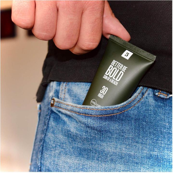 Actual product image Better be bold Sun fluid- Sun cream for bald head and face (Sun cream face, SPF 30, 50 ml)