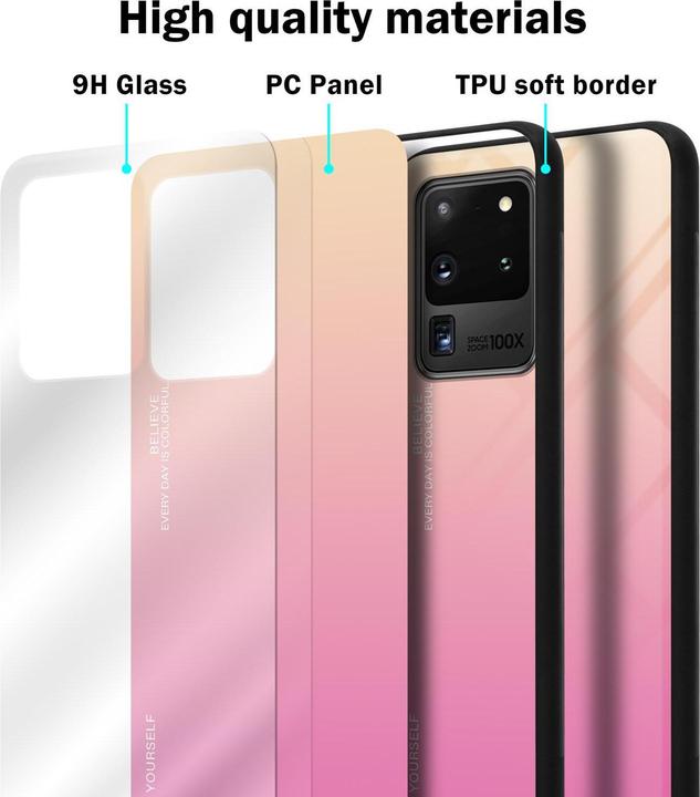 Immagine prodotto Cadorabo Copertura in vetro TPU 2 colori (Samsung Galaxy S20 Ultra)