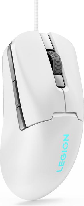 Actual product image Lenovo Accessories Legion M300s RGB Gaming Mouse (Glacier White) (Cable)