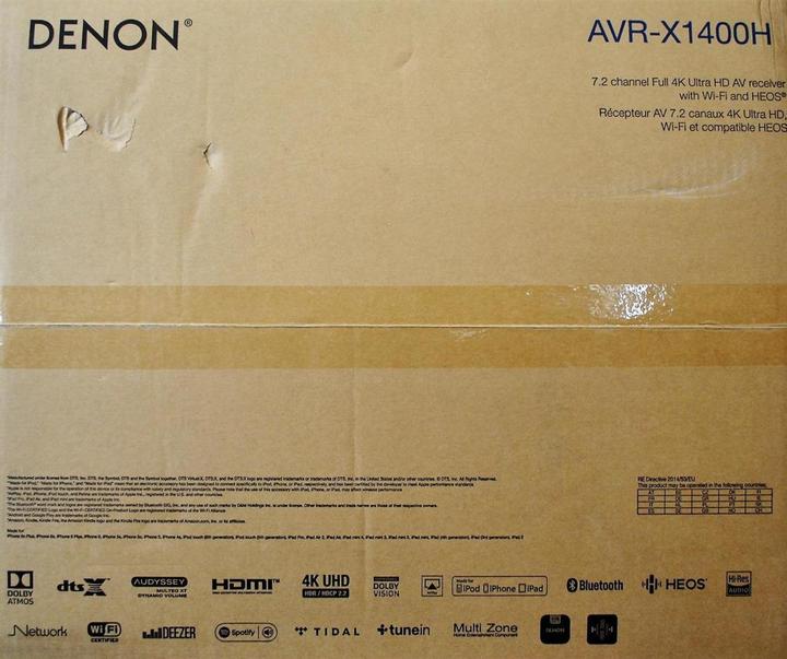 Produktbild Denon Avr-X1400h (7.2 Kanal, FM)