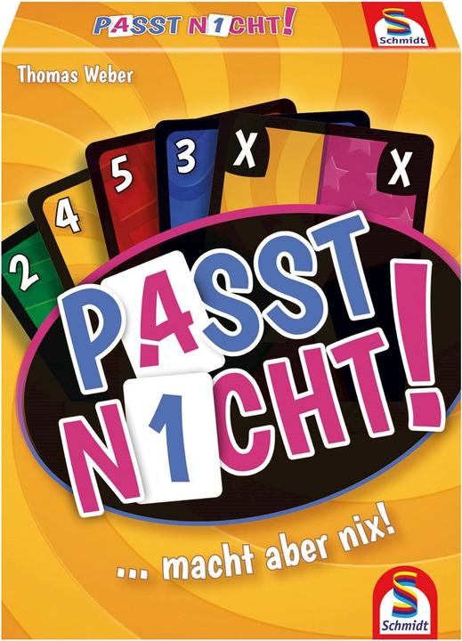 Actual product image Schmidt Spiele Does not fit! (German, French, English)
