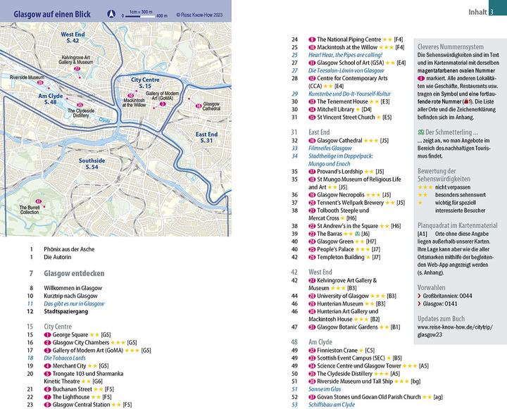 Produktbild CityTrip Glasgow (Deutsch, Doreen Reeck, 2023)
