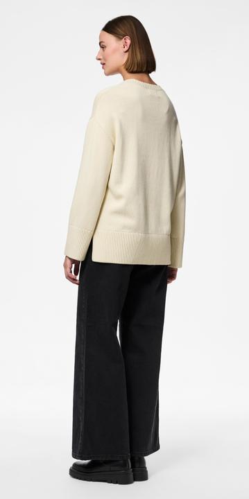 Produktbild Pieces Pcava Ls O-Neck Slit Knit Noos (L)