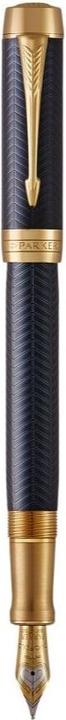 Actual product image Parker Pen Duofold Prestige Blue Chevron (Black, 1 x)