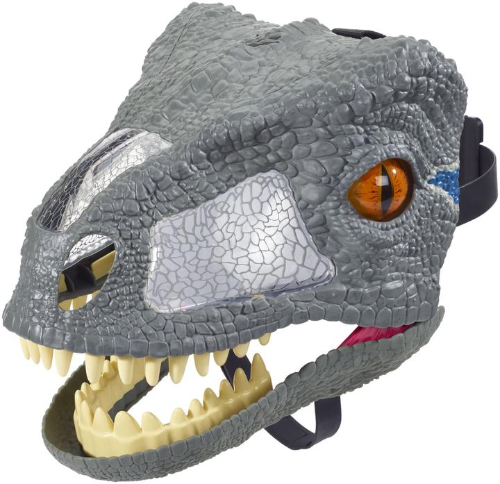 Produktbild Mattel Games Jurassic World Velociraptor Blue Deluxe Maske mit Geräuschen