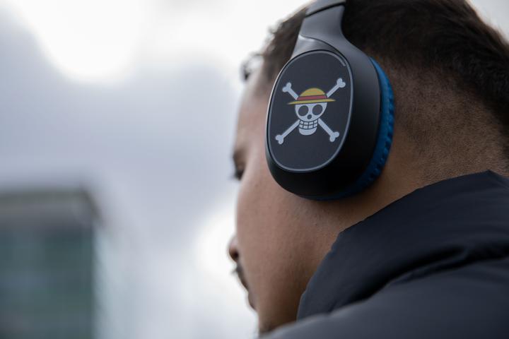 Produktbild NoName ONE PIECE - Casque Bluetooth - Bleu & Noir (Kabellos, Kabelgebunden)