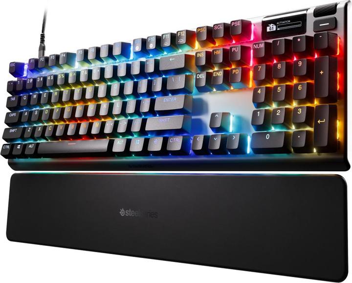 Immagine prodotto SteelSeries | Tastiera da gioco | Apex Pro Gen 3 | Cablata | Layout USA | Nero | USB-C | OmniPoint 3.0 (US, Cablato)