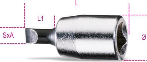 Immagine prodotto BETA 009000625 Schraubendreherkappen Schlitzschrauben - 1,6x10 SxA mm
