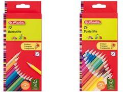 Energie-Label Herlitz Dreikant-Buntstifte 24er Karton (Multicolored, Multicolor, 24 x)