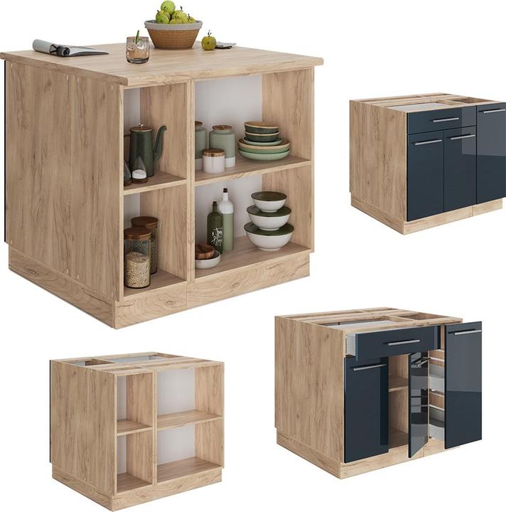 Actual product image Vicco Kücheninsel Fame-Line (90 x 81.5 x 82 cm)