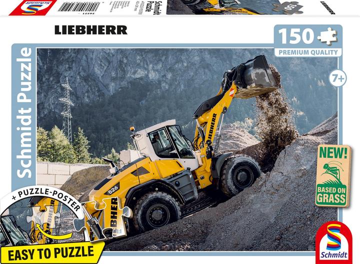 Immagine prodotto Schmidt Spiele Liebherr, Radlader L526 150 Teile (150 pezzi)