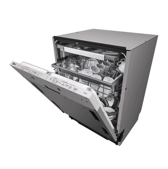 Produktbild LG QuadWash DB365TXS Vollspülmaschine Klasse B 14 Massgedecke Dampf Wi-Fi