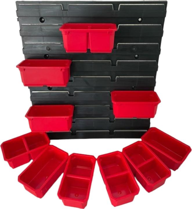 Produktbild Qbrick Werkstattplatte mit 10 Behältern für QS PRO und ONE L, M