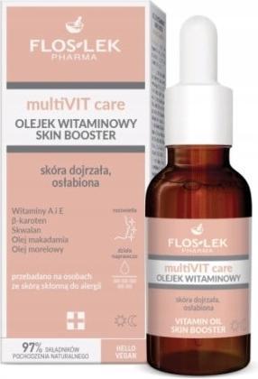 Immagine prodotto FlosLek Pharma Olio vitaminico Multivit Care per pelli mature e indebolite 30 Ml (Olio corpo, 30 ml)