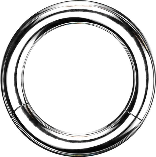 Immagine prodotto Star Piercing Anello a segmenti in argento (senza ottone, Acciaio chirurgico 316L)