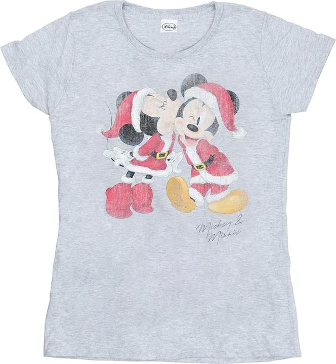 Produktbild Disney Mickey And Minnie Christmas Kiss TShirt (XXL)