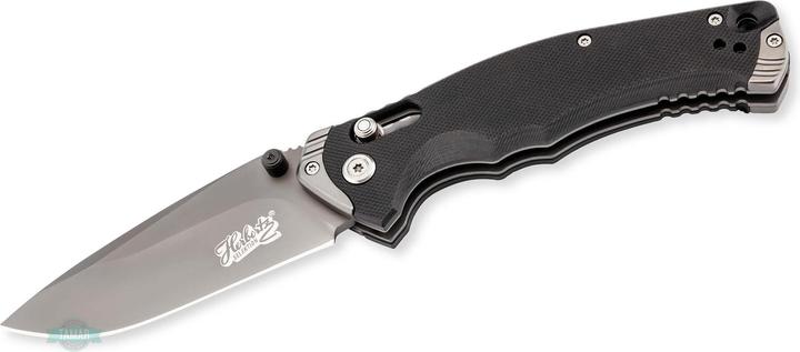 Herbertz Coltello a una mano Selection, acciaio AISI 440C, inossidabile, Axis Lock, manico in G10, tasca in (8.90 cm)