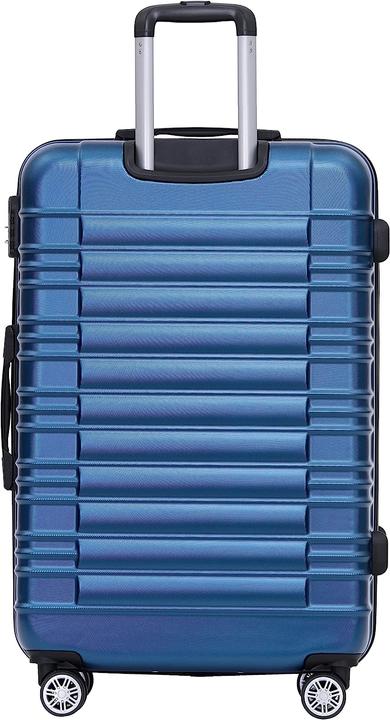 Actual product image Beibye Hard Shell Suitcase Blue Set (115 l, M (50 - 90l), L (90 - 115l), XL (from 140l))
