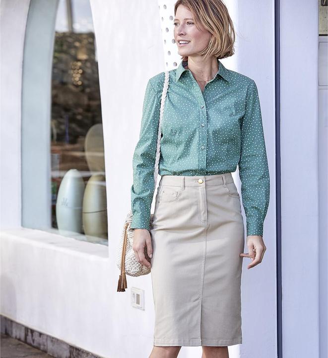 Immagine prodotto Anne Weyburn Gerader Rock aus Baumwollstretch (38)