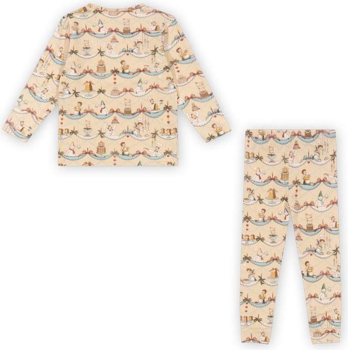 Actual product image Konges Slojd Basic pyjamas GOTS Sugar Pie (104)