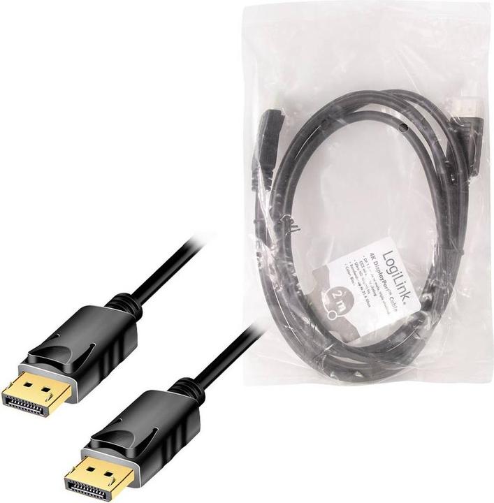 Produktbild LogiLink DisplayPort – DisplayPort (2 m, DisplayPort)
