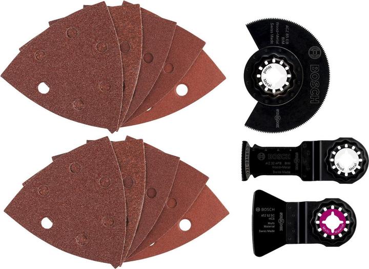 Bosch Professional Zubehör Universal-Set, 13-teilig, für Multi-Cutter, Wood and Paint