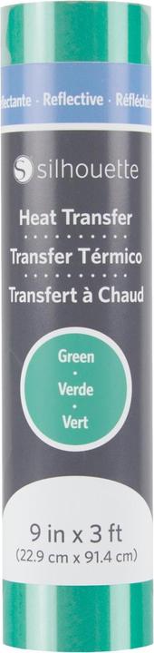 Produktbild Silhouette Aufbügelfolie reflektierend grün