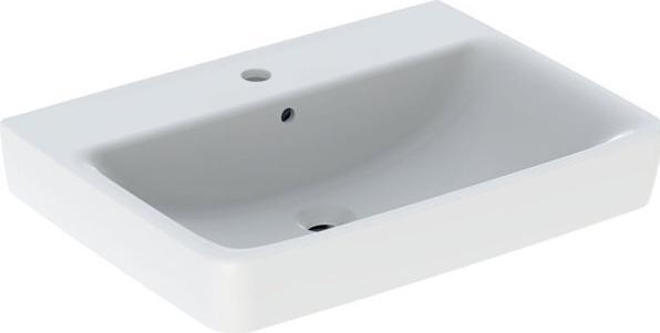 Produktbild Geberit Waschtisch Renova Plan 65 cm wei mit KeraTect Spezialglasur 501640008 (480 mm, 650 mm)