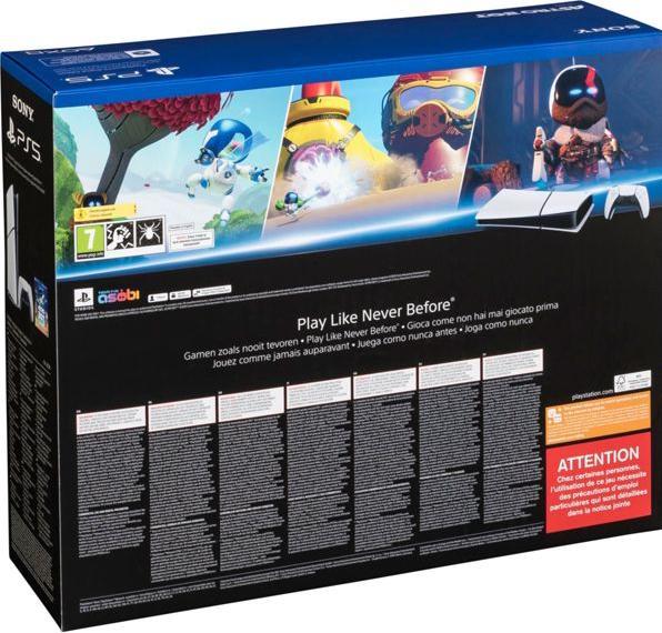 Actual product image Sony PlayStation 5 Digital Edition incl. Astro Bot