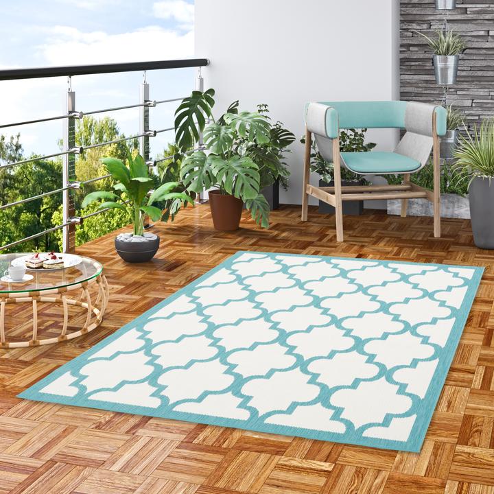 Produktbild Pergamon In- und Outdoor Teppich Beidseitig Cape Cod Fliesenoptik (200 x 280 cm)