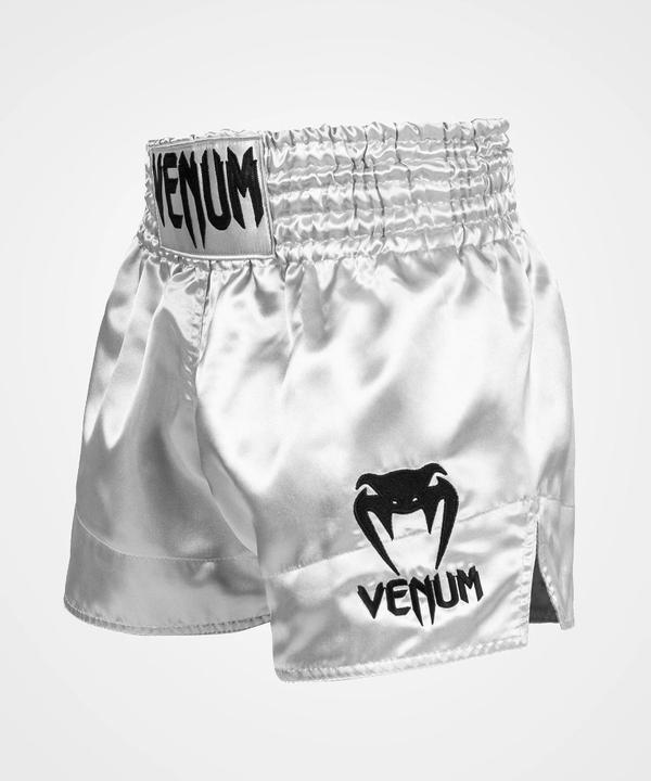 Produktbild Venum Classic Muay Thai Shorts - Silver/Black (L)