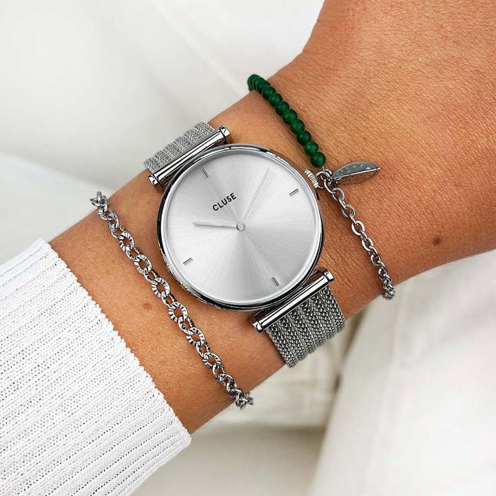 Image du produit Cluse Triomphe Mesh Argent (Montre analogique, 33 mm)