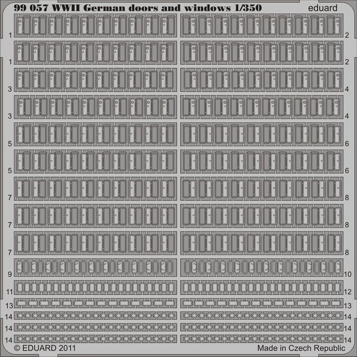 Produktbild Eduard WWII German doors and windows